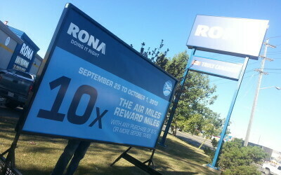 Edmonton Portable Signs Rona
